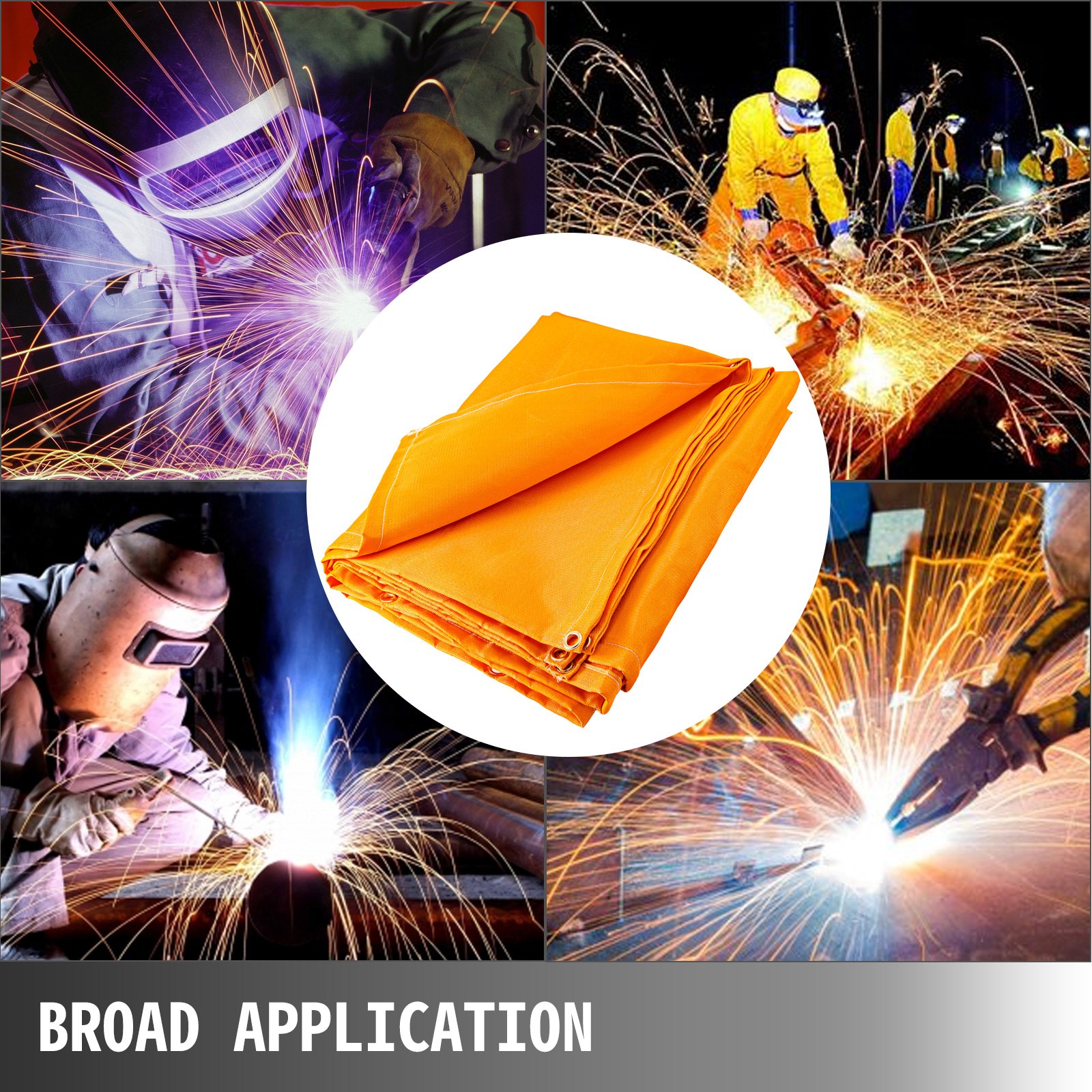 Welding Blanket Fiberglass Blanket 10 X 10 Ft Fire Retardant Blanket