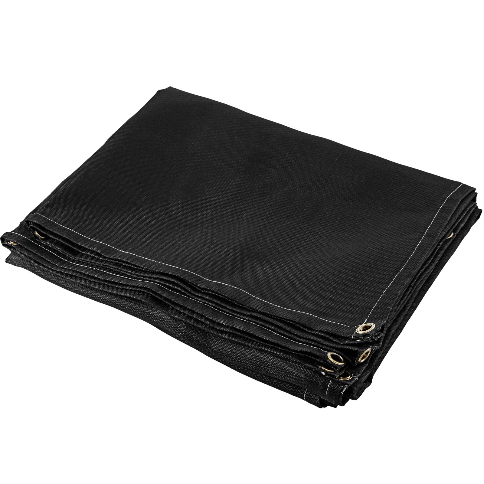 VEVOR 8 x 10 Ft Welding Blanket Black Fiberglass Blanket Portable Fiberglass Fire Retardant