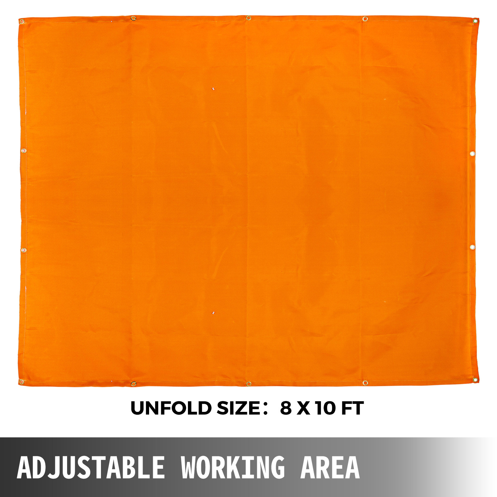 Welding Blanket Fiberglass Blanket 8 X 10 Ft Fire Retardant Blanket Orange VEVOR US