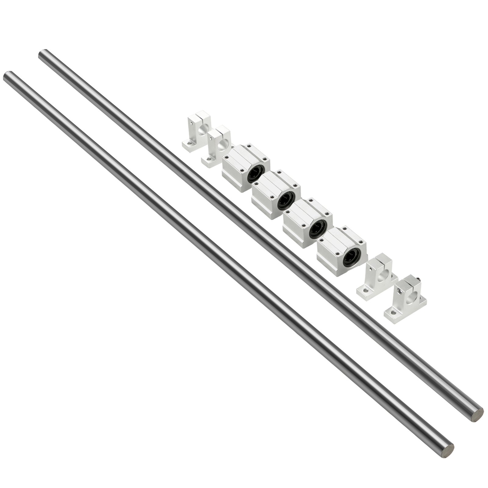 VEVOR Linear Rail Slide 2PCs 20mm x 1000mm Linear Bearing Slide Set