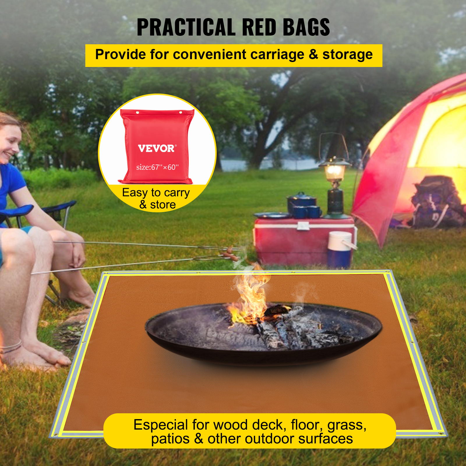 Vevor Fiberglass Welding Blanket Fireproof Blanket 67 X 60 W 1022 f vevor-fiberglass-welding-blanket-fireproof-blanket-67-x-60-w-1022-f