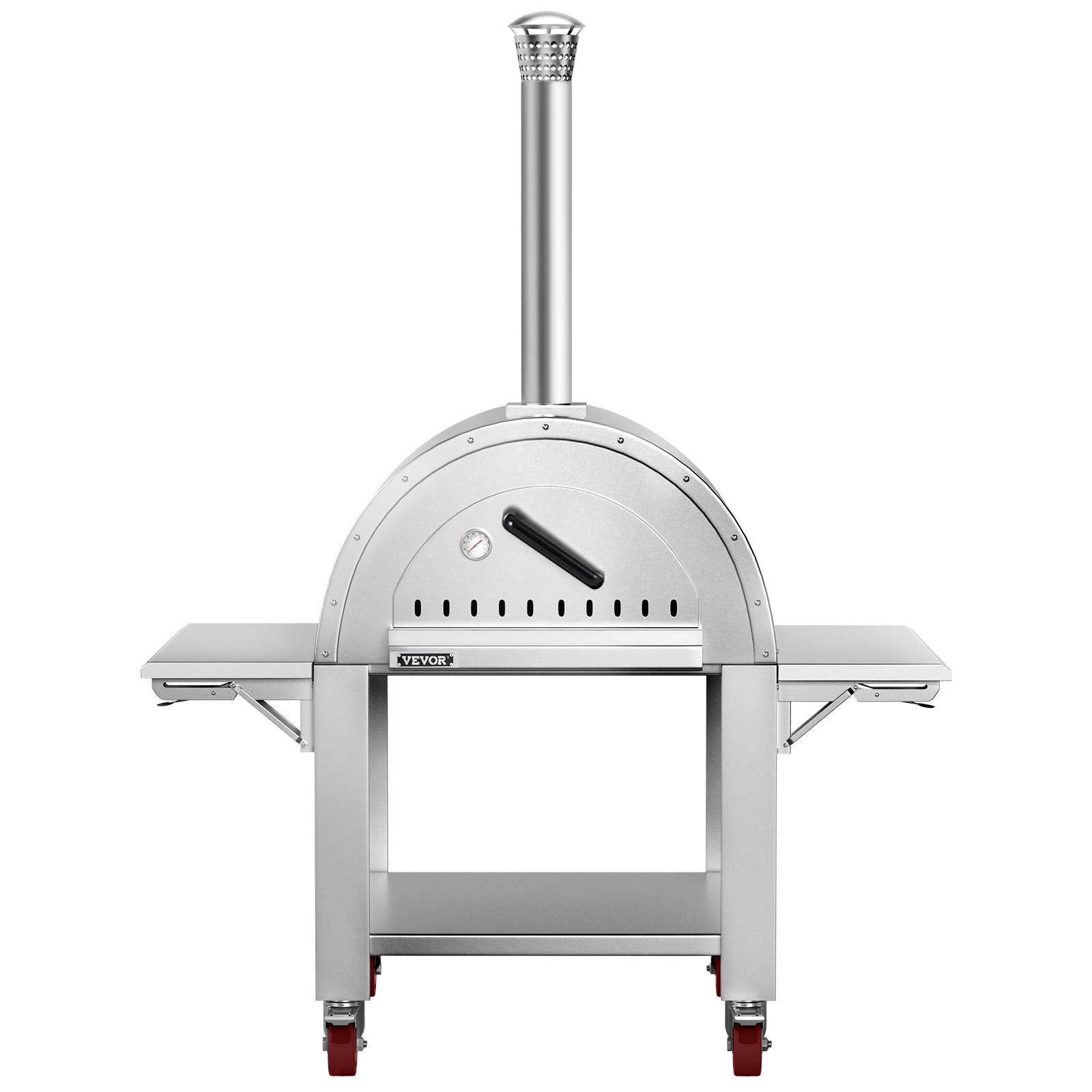 VEVOR 32" Wood Fired Artisan Pizza Oven, 3Layer Stainless Steel Pizza