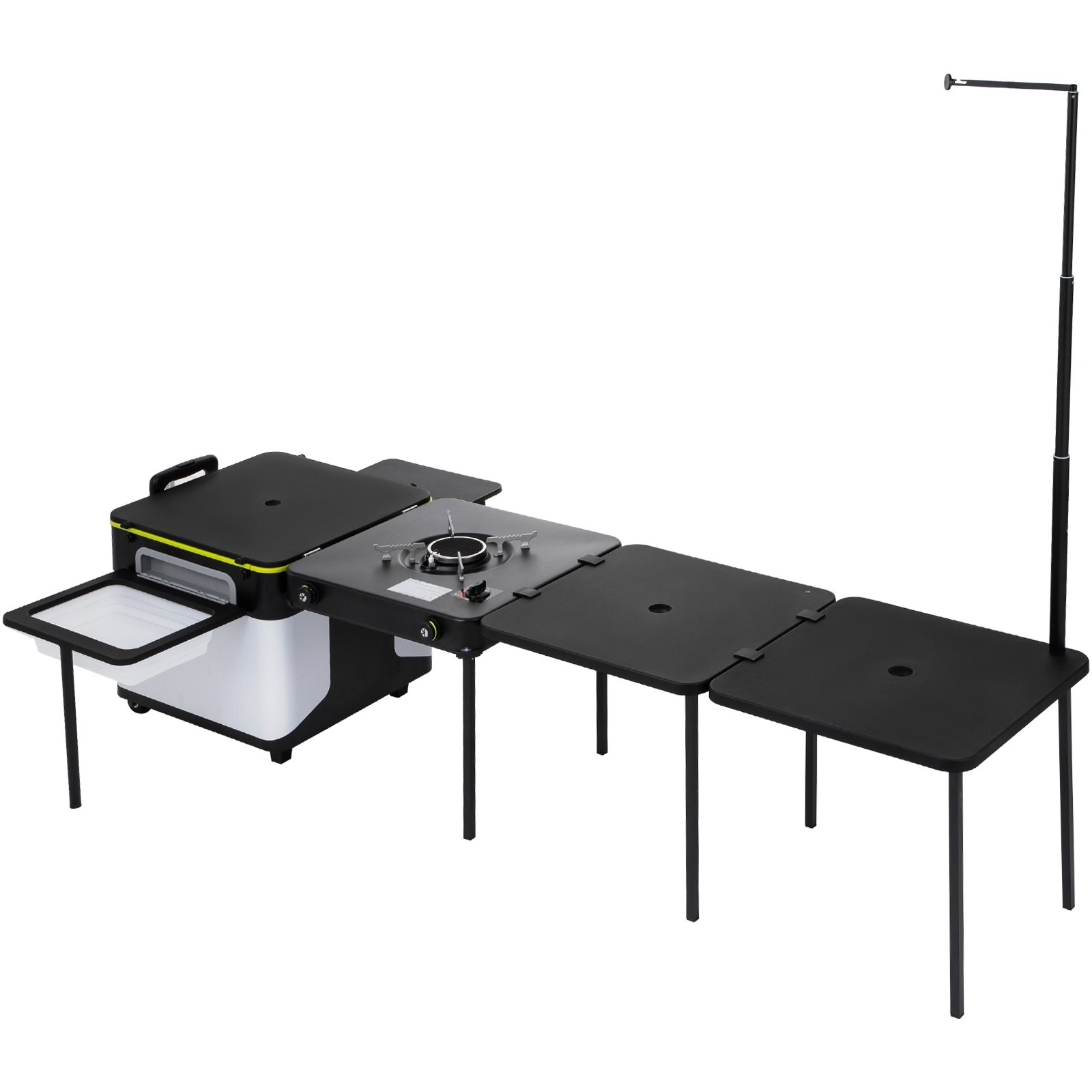 VEVOR Outdoor Mobile Kitchen, Portable Multifunctional Camp Box with