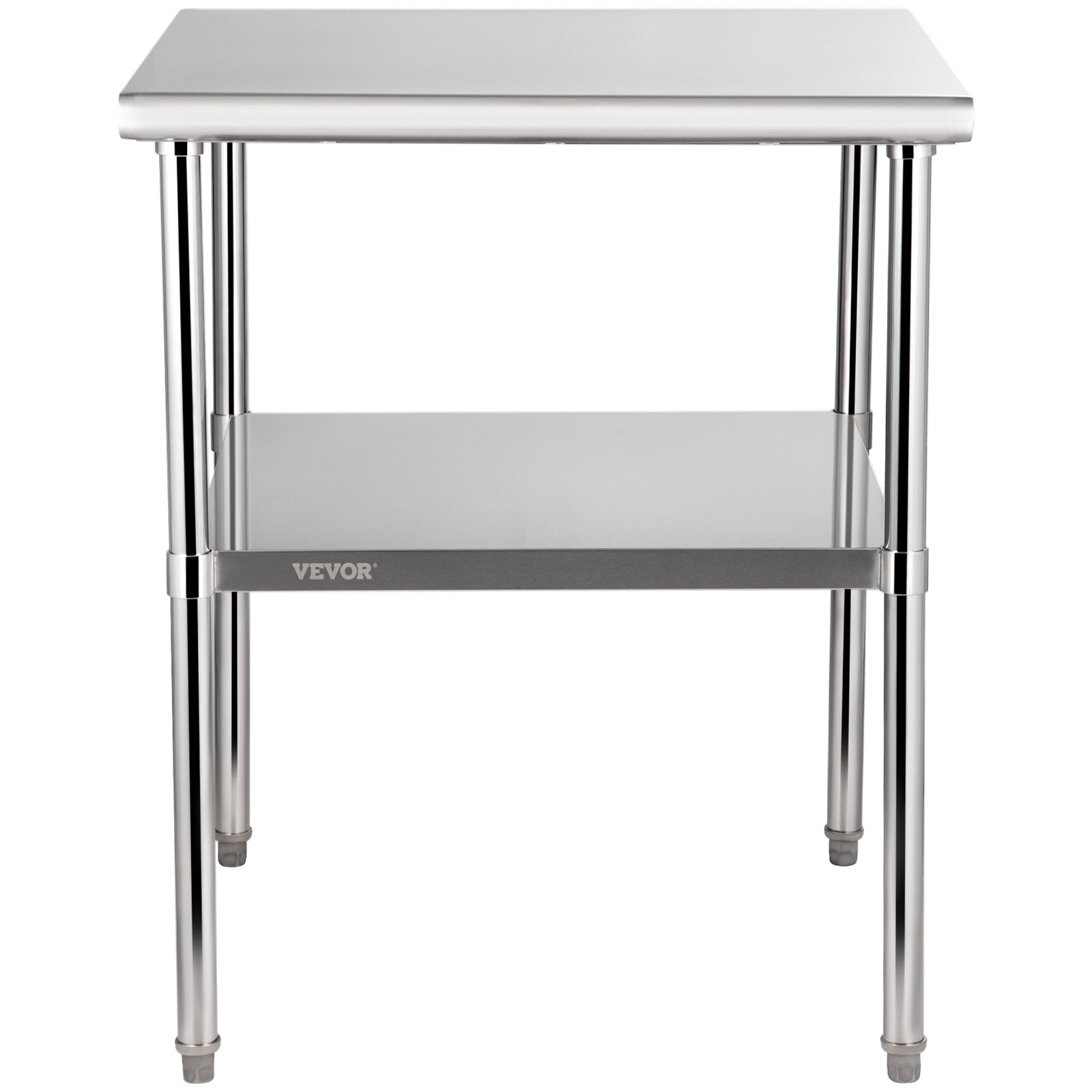 VEVOR Stainless Steel Prep Table, 30 X 30 X 36 Inch, 800lbs Load ...