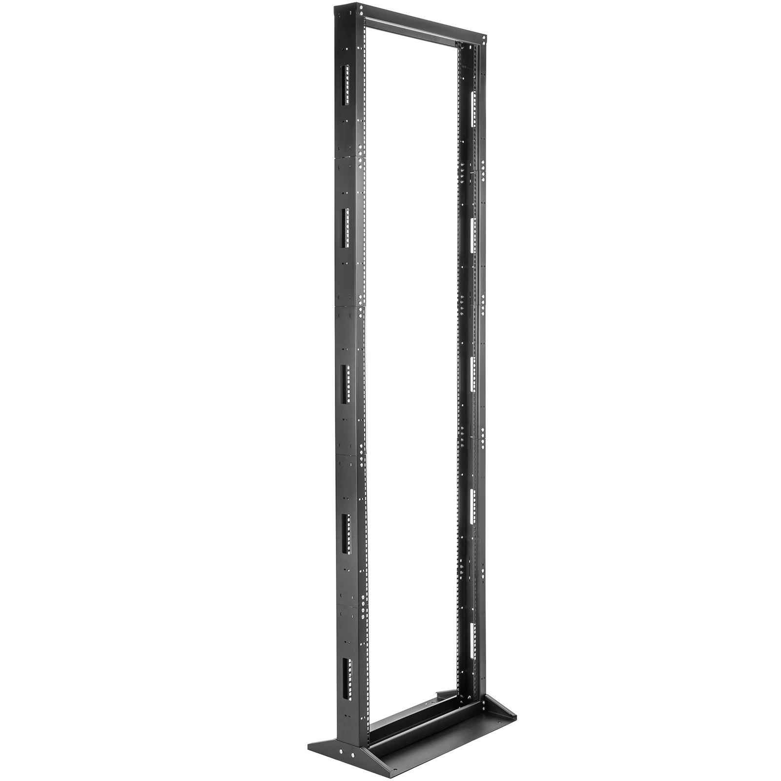 VEVOR Server Rack, 45U Open Frame Rack, 2-Post IT Server Network Relay ...