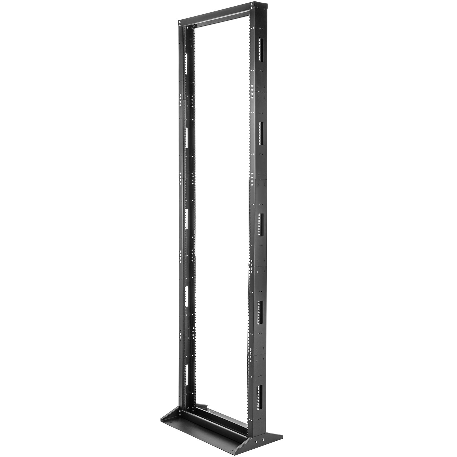 VEVOR Server Rack, 45U Open Frame Rack, 2-Post IT Server Network Relay ...