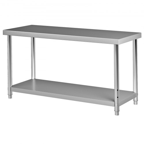 VEVOR VEVOR Stainless Steel Work Prep Table Commercial Food Prep Table