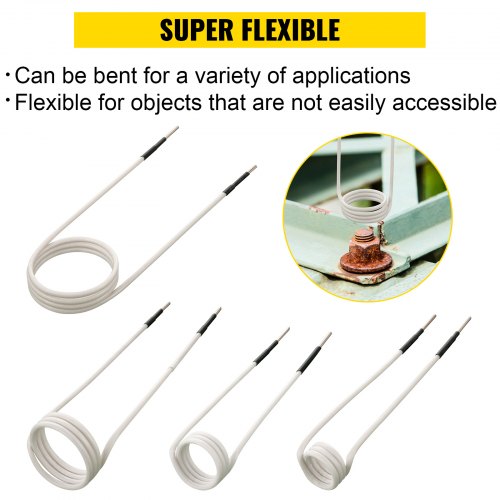 VEVOR Induction Heater Coil Kit 7PCS Most Used Induction Heater Coils