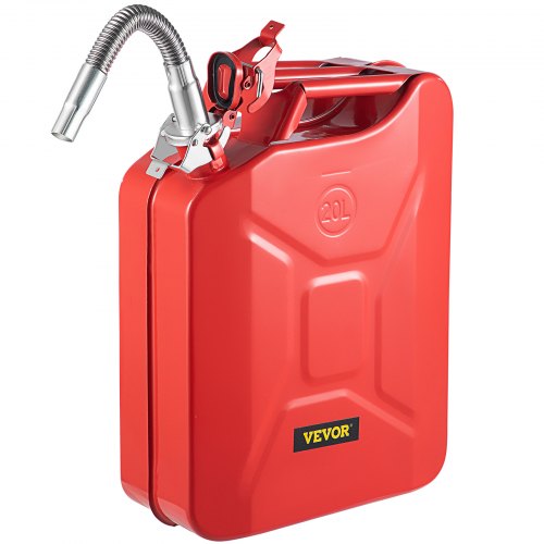 VEVOR Fuel Can, 5.3 Gallon / 20 L Portable Gas Can with Flexible Spout