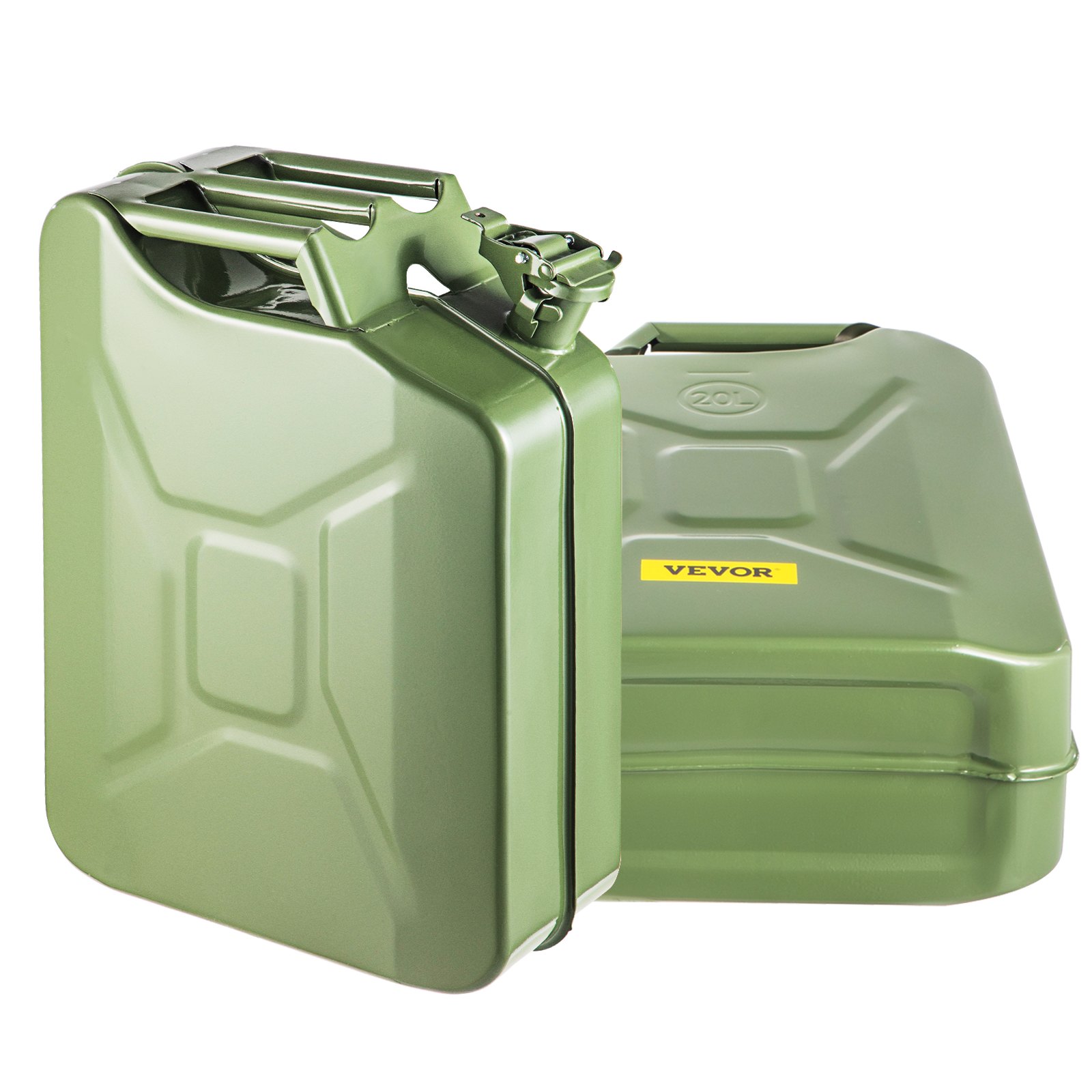 VEVOR Jerry Fuel Can, 5.3 Gallon / 20 L Portable Jerry Gas Can with Flexible Spout System