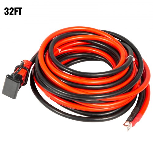 VEVOR Winch Wiring Kit 2 Gauge 32 FT Winch Quick Connect Power Cable
