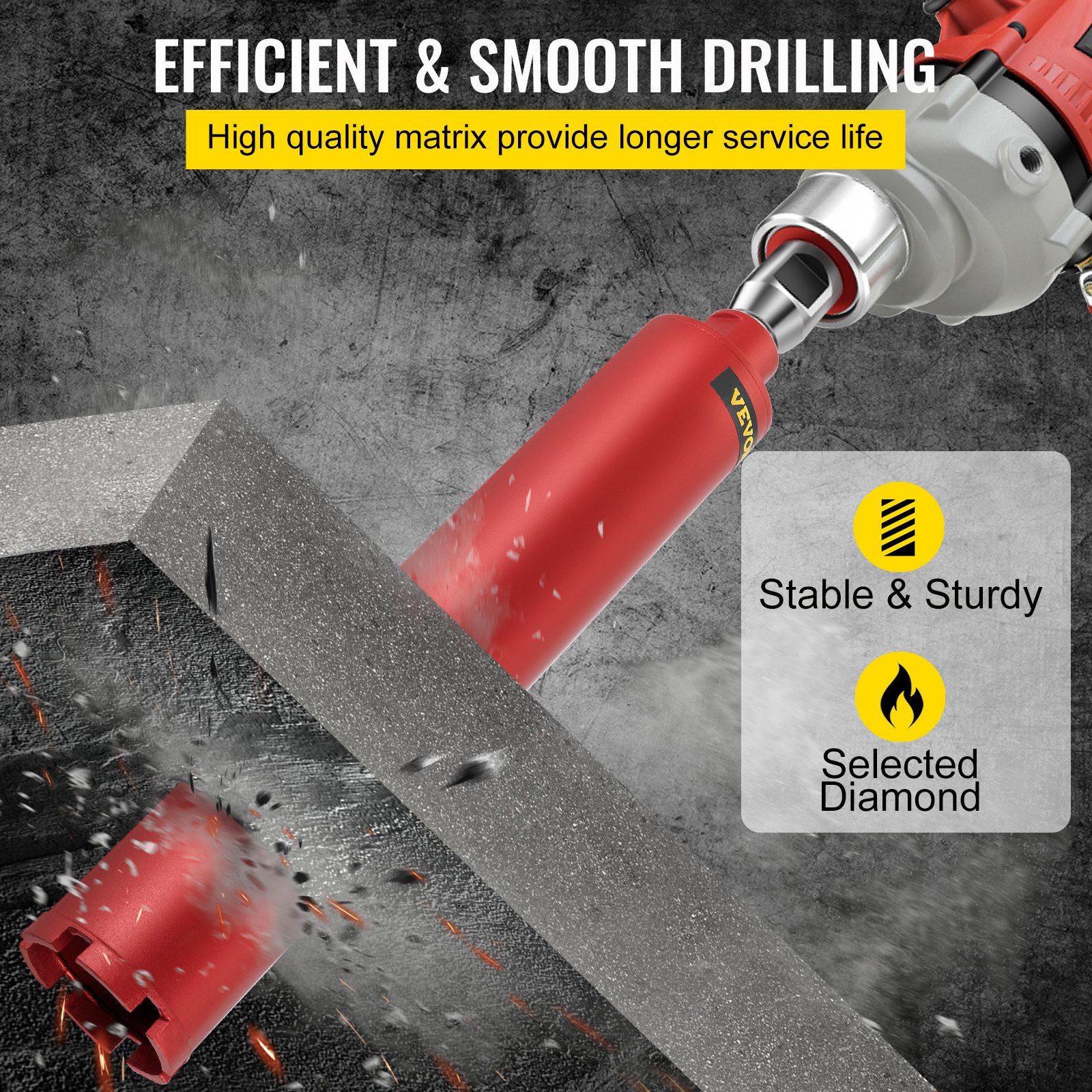 VEVOR Diamond Core Drill, 3