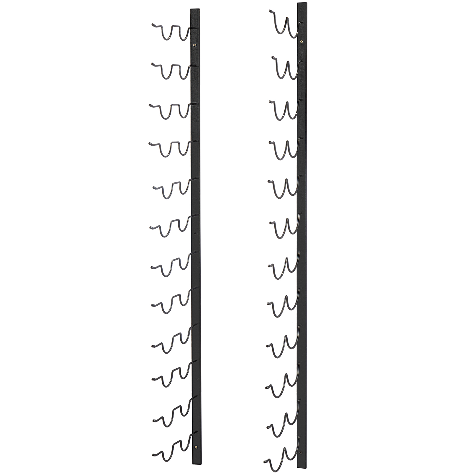 VEVOR Wall Mounted Wine Rack, 12x2 Bottles Wine Holder Towel Rack