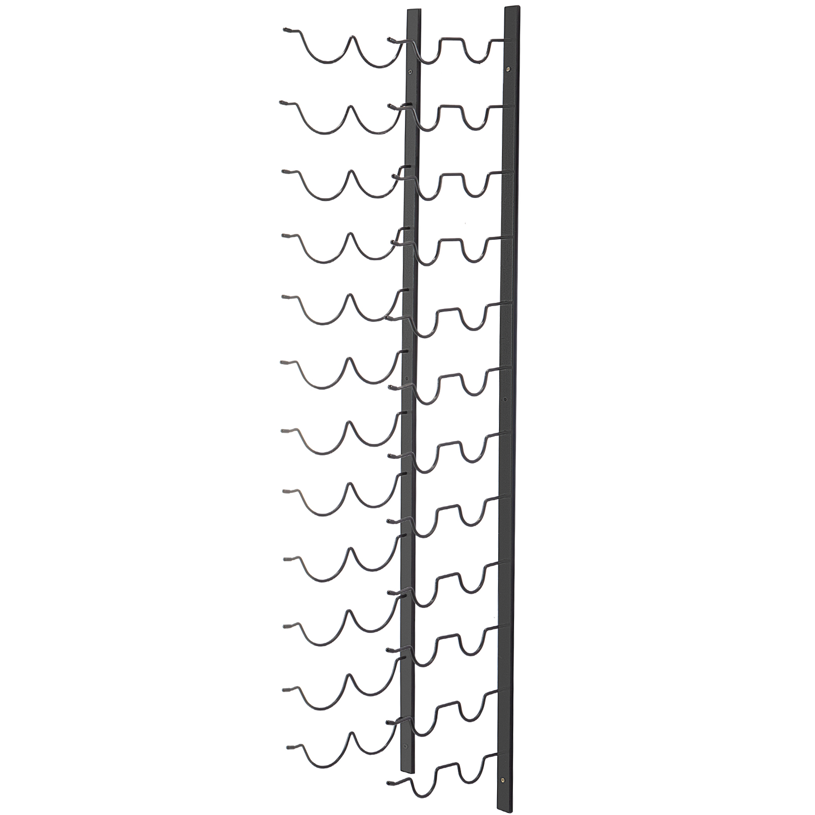 VEVOR Wall Mounted Wine Rack, 12x2 Bottles Wine Holder Towel Rack
