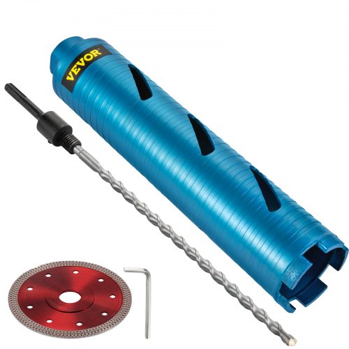 VEVOR Core Drill Bit, 2.5" / 63.5 mm Diameter 5/8"11 Threaded, 9.5