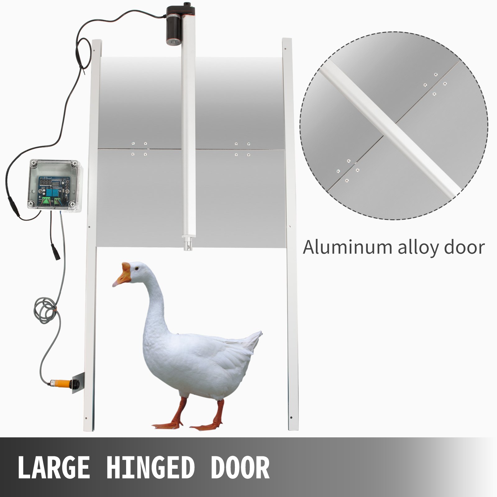 VEVOR Automatic Duck Door Opener Kits W/Time Sensor Induction Automatic