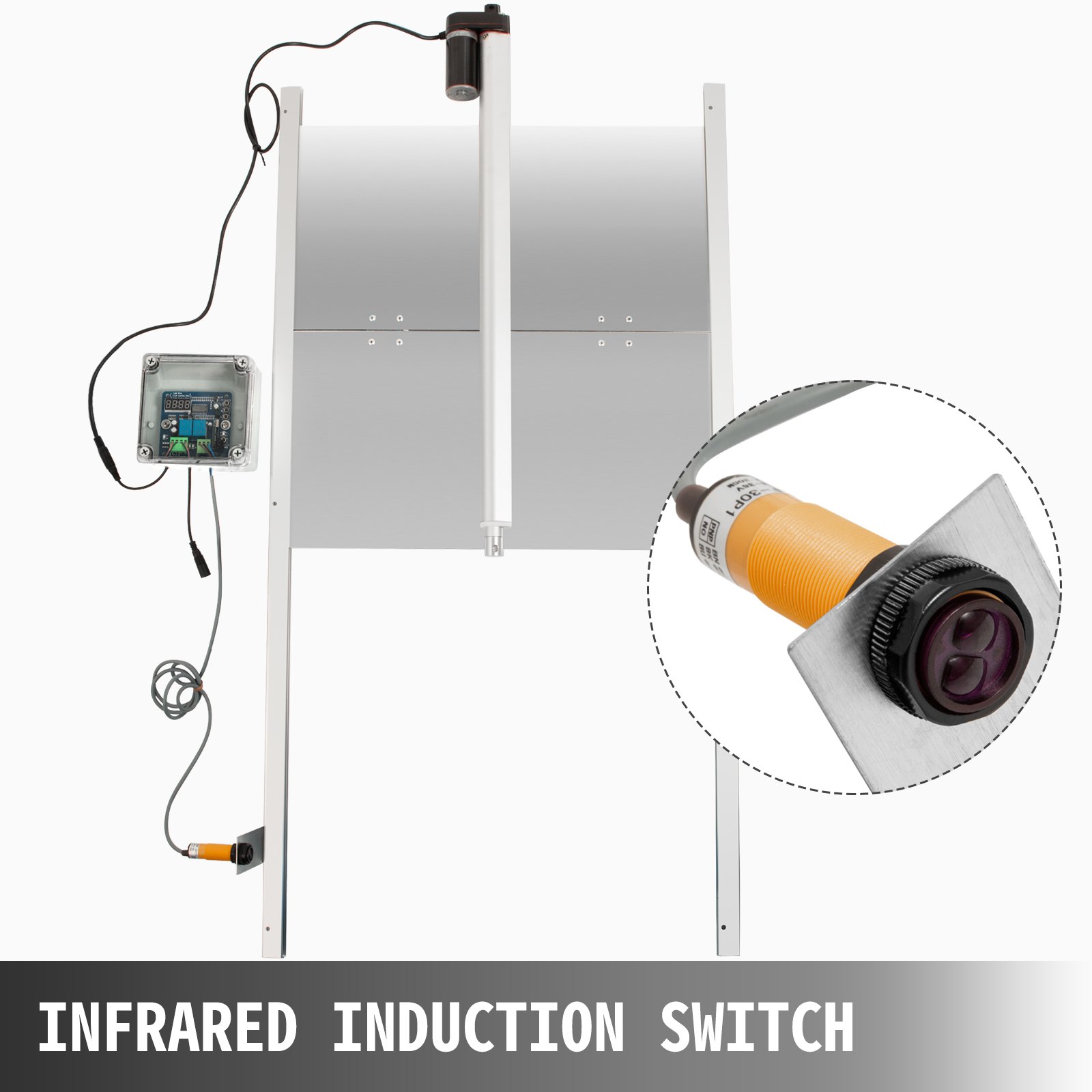 VEVOR Automatic Duck Door Opener Kits W/Time Sensor Induction Automatic
