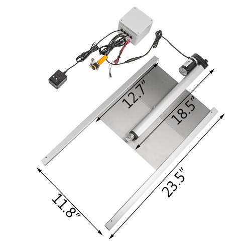 Automatic Chicken Coop Door Opener Closer Kit Light Sensor 12.6"x11.8