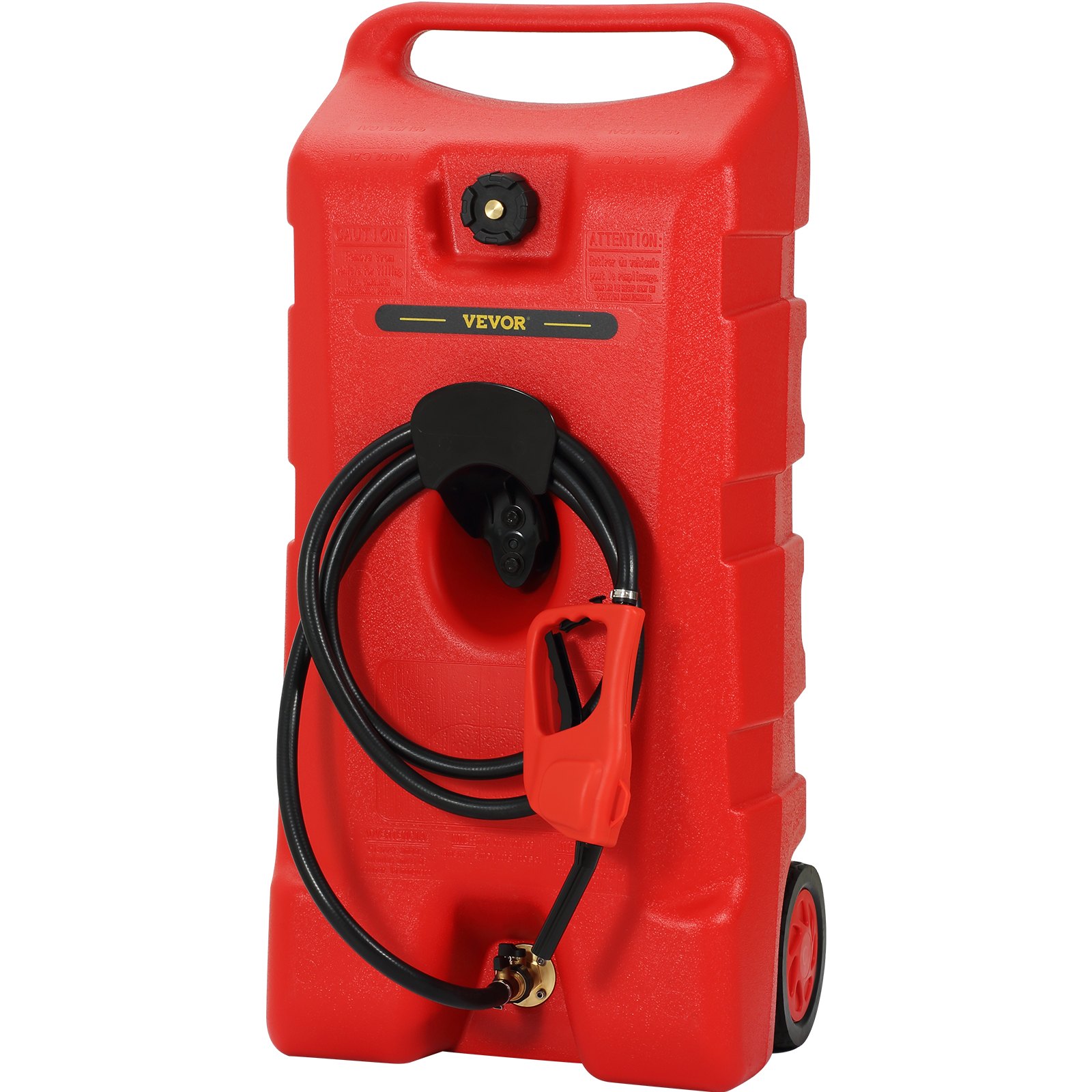 VEVOR Fuel Caddy, 25 Gallon, Gas Storage Tank on-Wheels, with Siphon ...