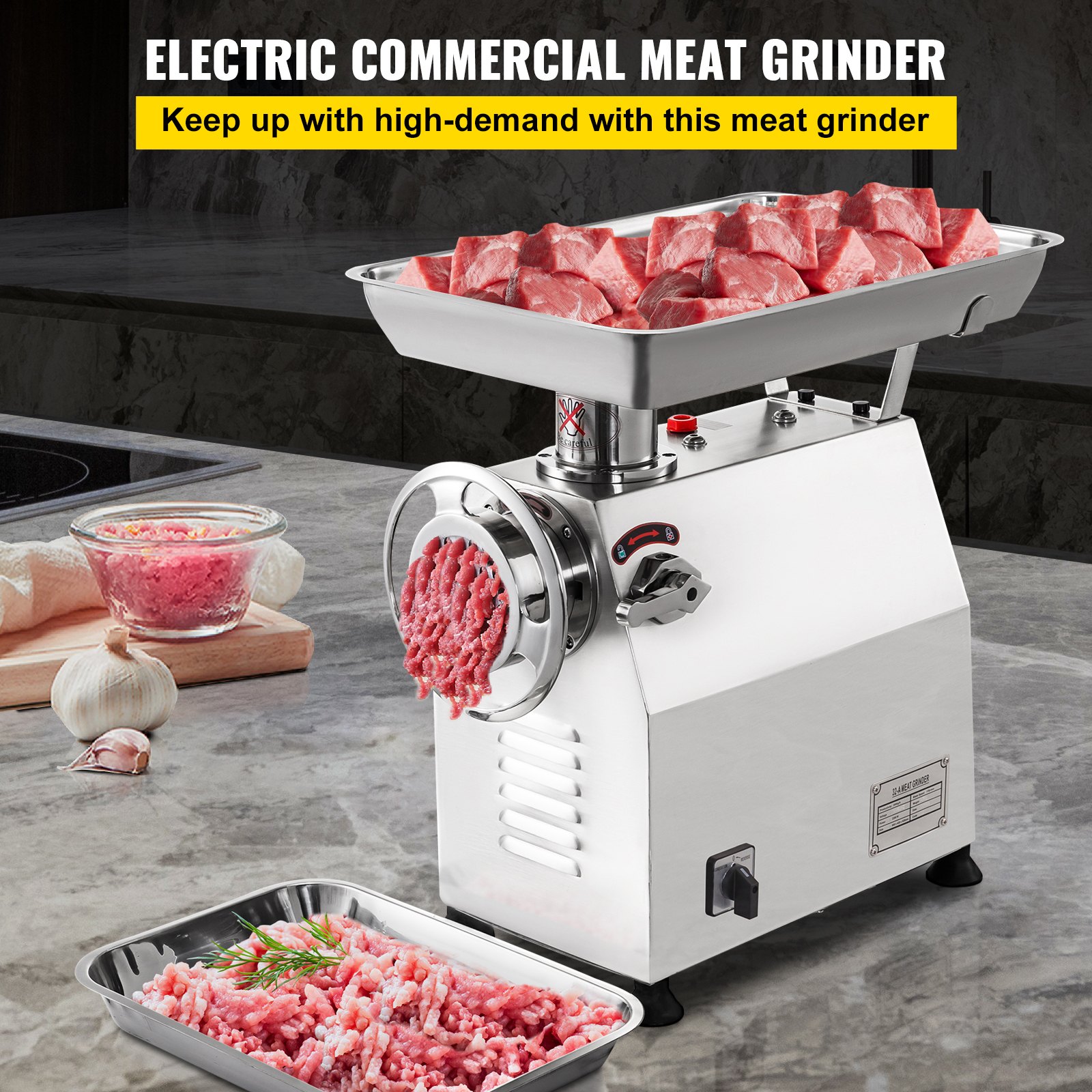 VEVOR VEVOR Electric Meat Grinder Meat Mincer 2200W Commercial Meat