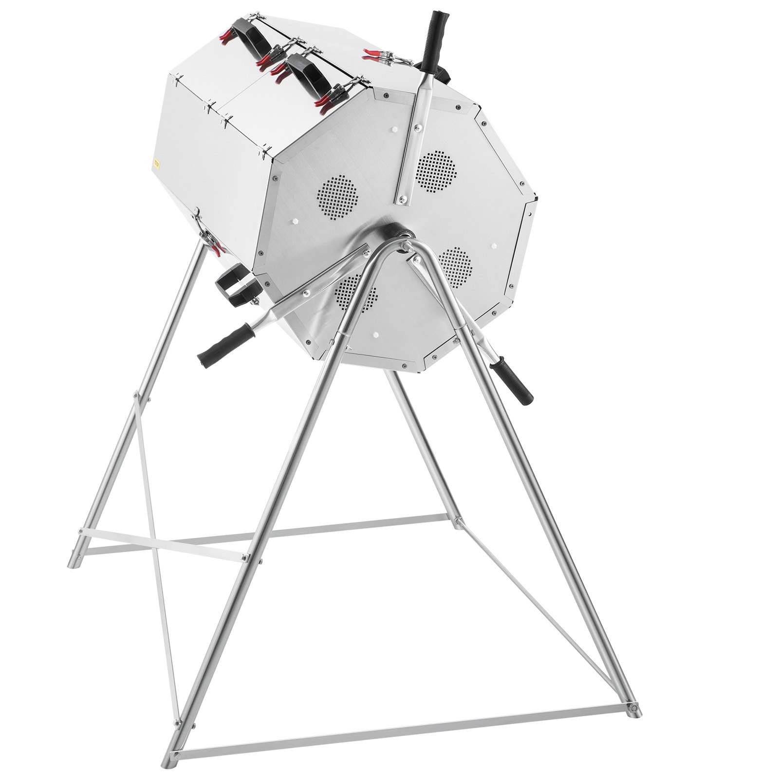 VEVOR Compost Tumbler, 125L / 33 Gallons, Rustproof Stainless Steel