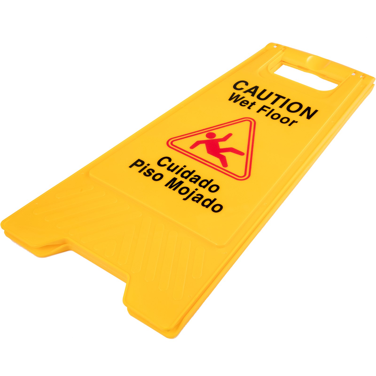 VEVOR 6 Pack Caution Wet Floor Signs Yellow Wet Floor Sign Double Sided