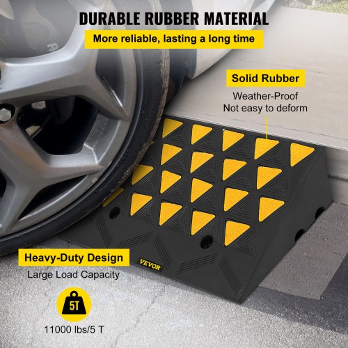 Heavy Duty Rubber Curb Ramp for Material Handling Transport Dolly ...