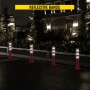 VEVOR Traffic Delineator, 6 PCS Posts Channelizer Cone