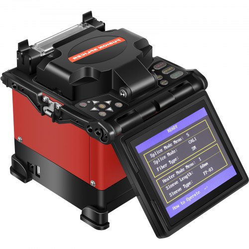 VEVOR Fusion Splicer Automatic Focus JW4108S FTTH Fiber Optic Fusion ...