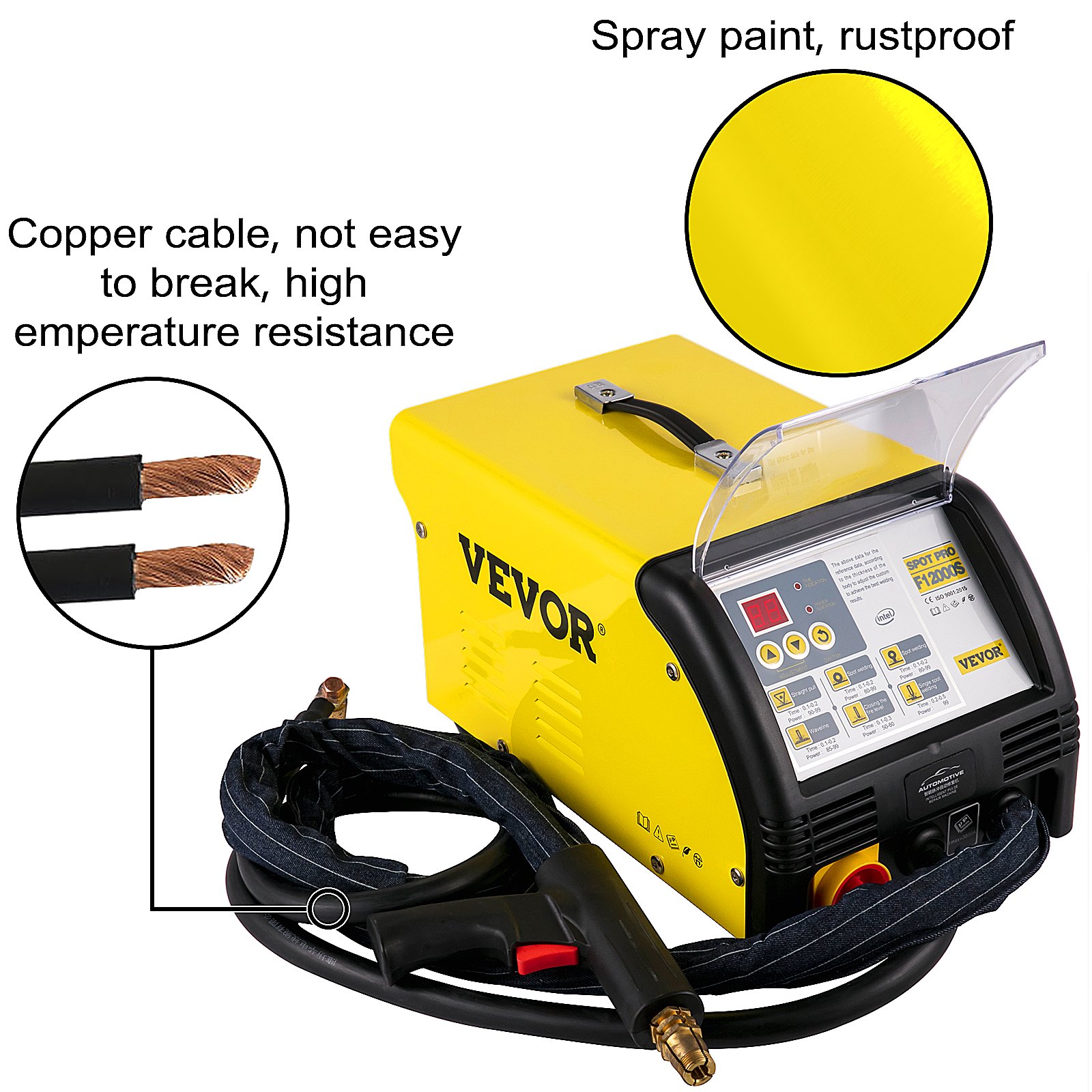 VEVOR VEVOR Stud Welding Machine Weld Dent Puller 6000A Spot Welder Car