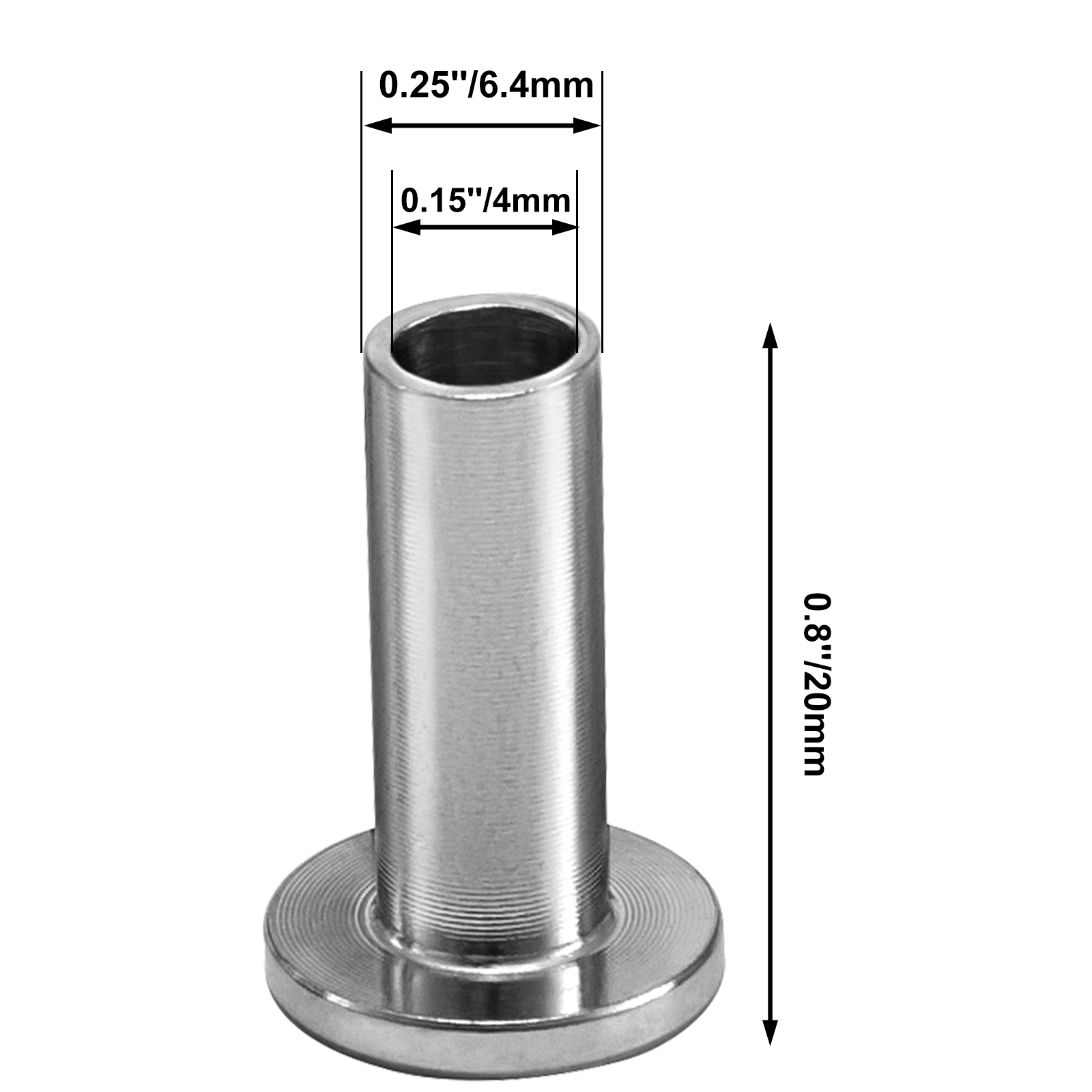 VEVOR T316 Cable Railing Kit Protective Protector Sleeve for 1/8'' 3/16