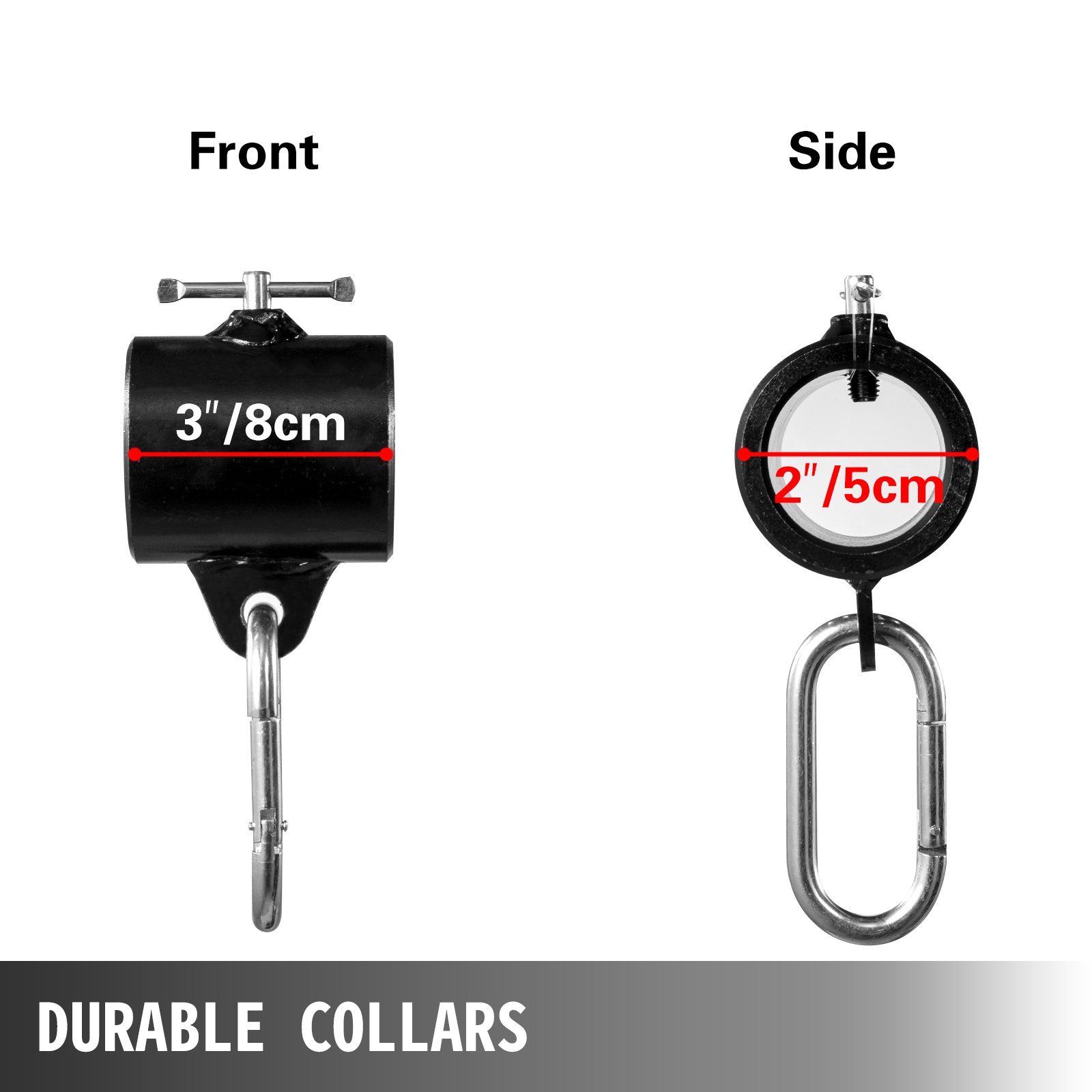 Bar Clamps Valor Fitness Olympic Barbell Collars (Pair) Heavy