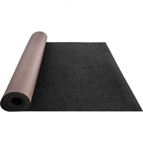 VEVOR Marine Carpet, 6 x 30 ft Boat Carpeting, Charcoal Black Marine