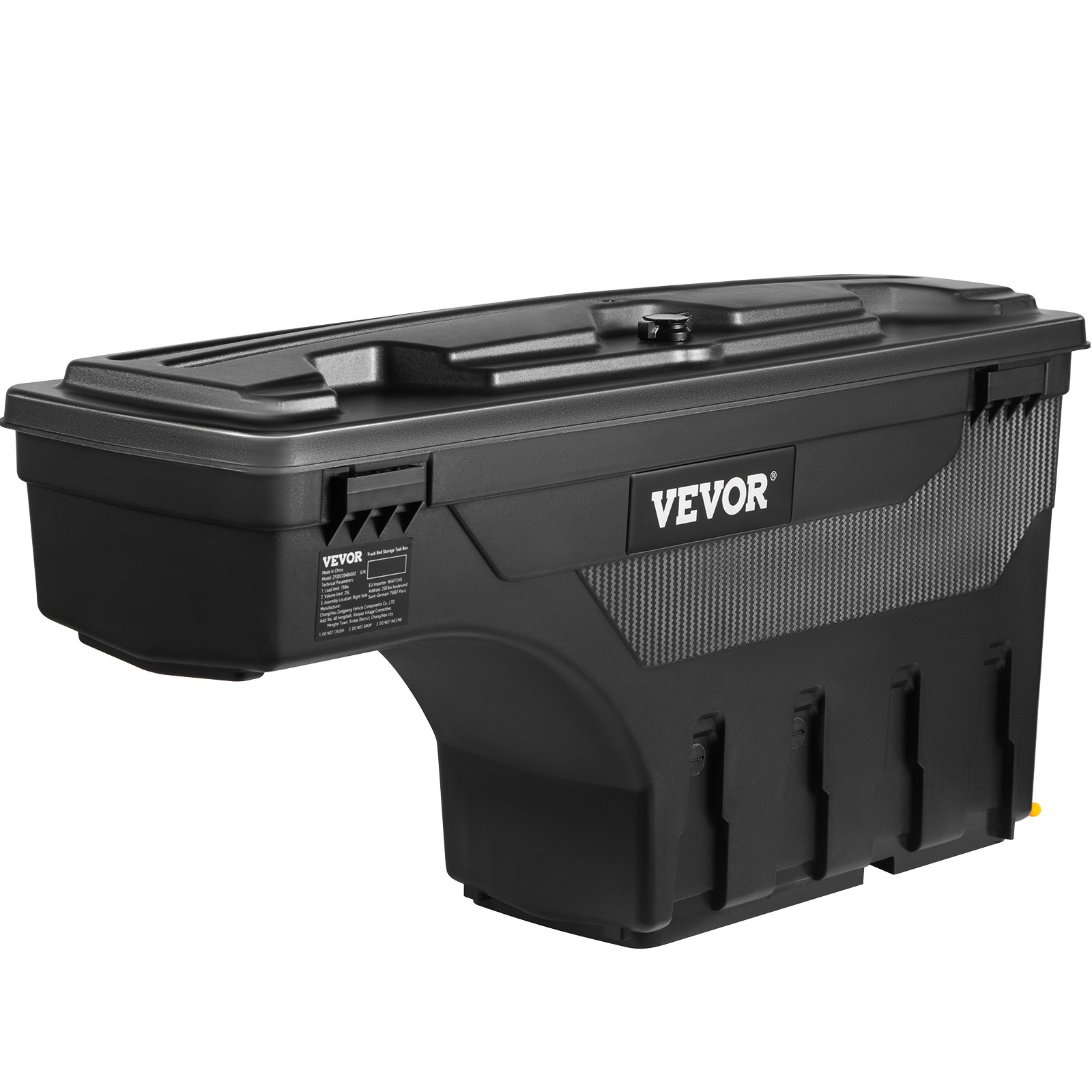 VEVOR Truck Bed Storage Box Lockable for Dodge Ram 1500 20192021
