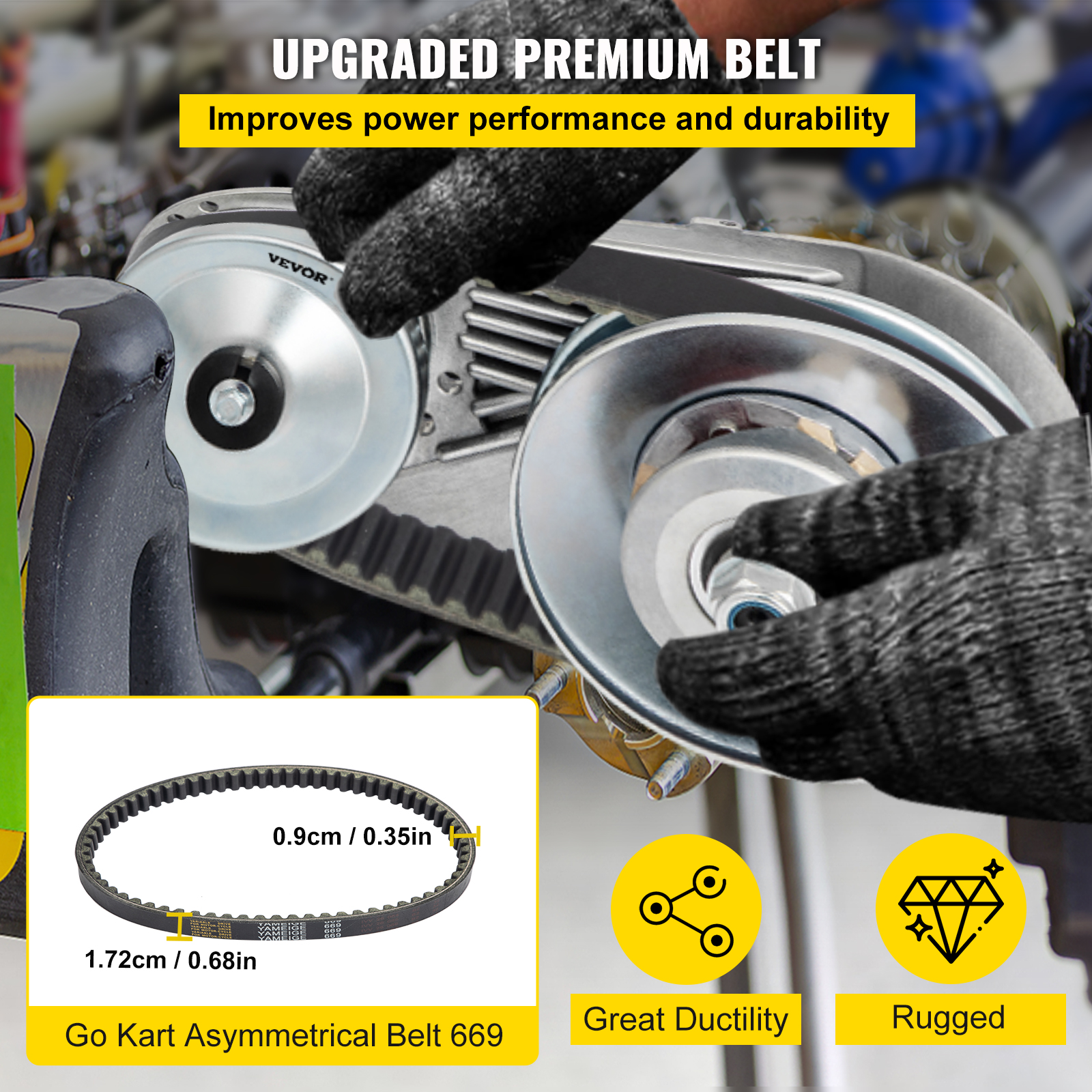 Go Kart Torque Converter Kit CVT Clutch 3/4" Replaces Comet TAV2 3075