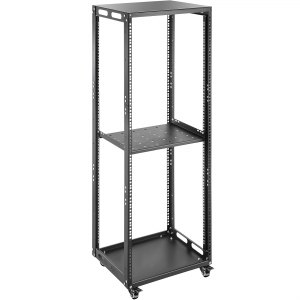 VEVOR Server Rack, 27U Open Frame Rack, 4-Post IT Server Network Relay ...