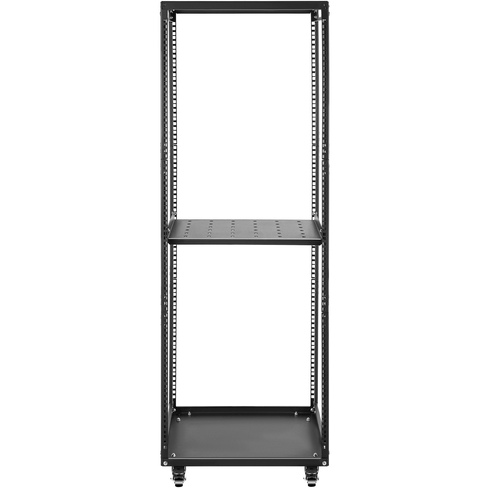 VEVOR Server Rack, 27U Open Frame Rack, 4-Post IT Server Network Relay ...