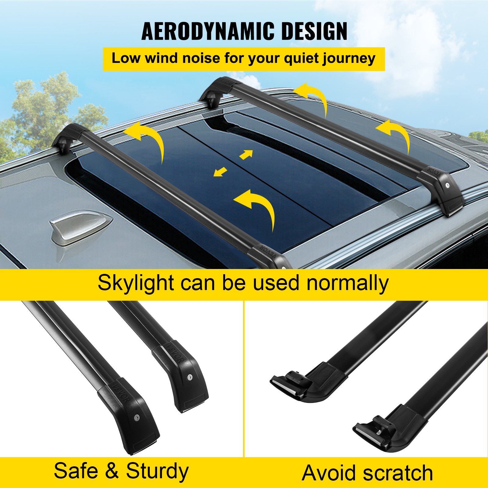 Roof Rack For KIA Sorento 20152022 Baggage Luggage Carrier Cross Bar