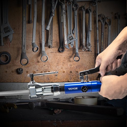VEVOR Hydraulic Flaring Tool Kit, 45° Double Flaring Tool, Brake Repair Brake Flaring Tools for