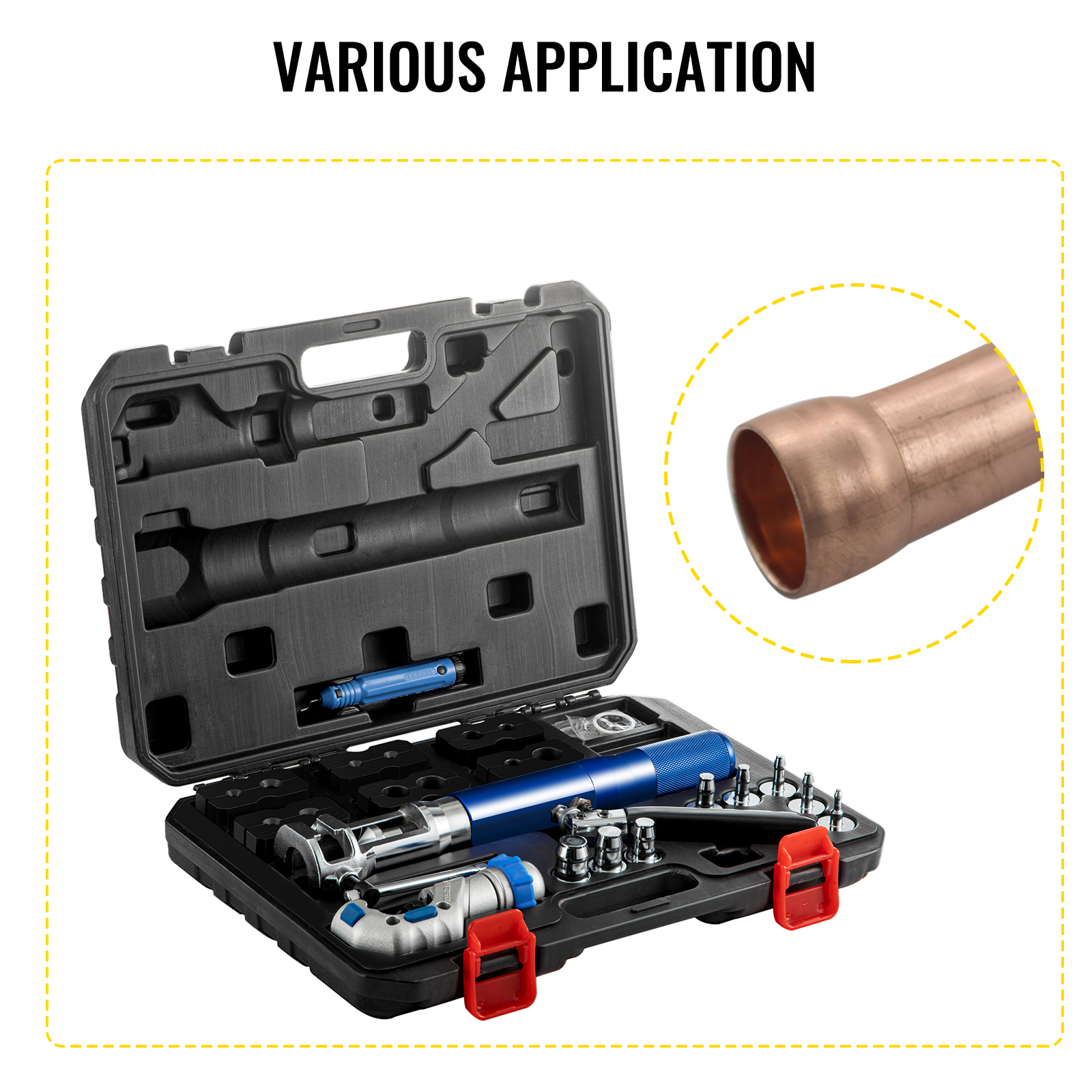 Wk400 Hydraulic Flaring Tool Set Tube Expander Pipe Fuel Line Tool