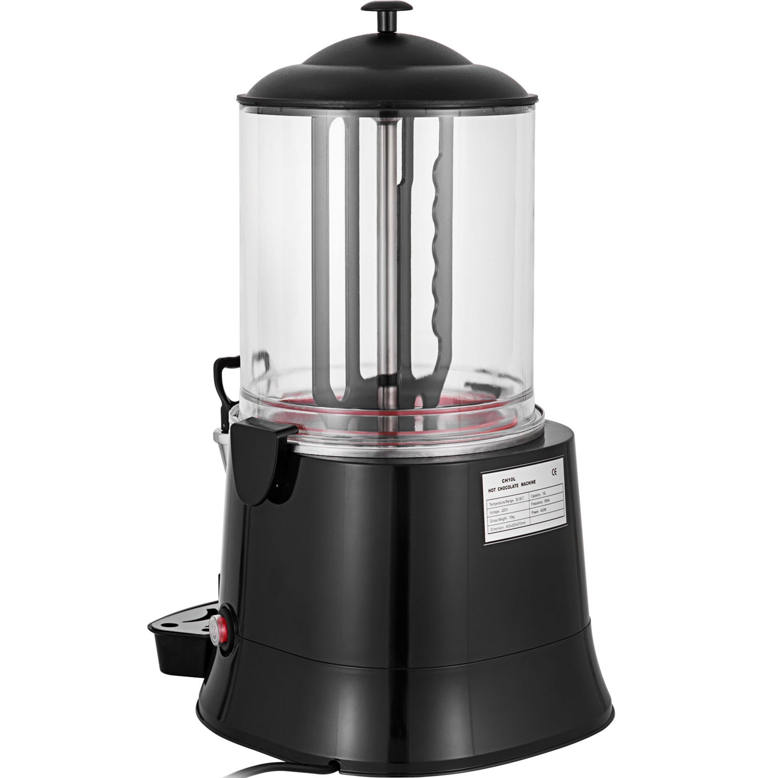 VEVOR 10 L Hot Chocolate Machine Electric Commercial Chocolate Milk