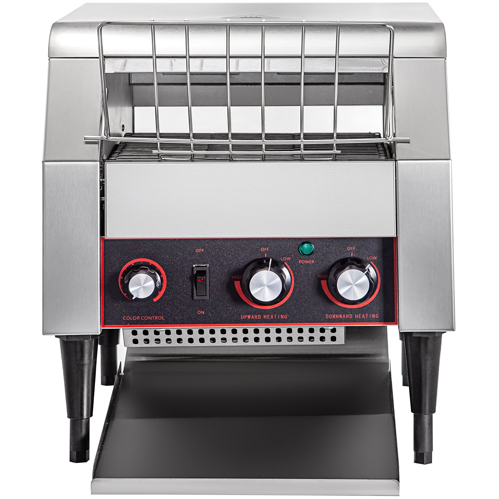 VEVOR 300 Slices/Hour Commercial Conveyor Toaster,2200W Stainless Steel