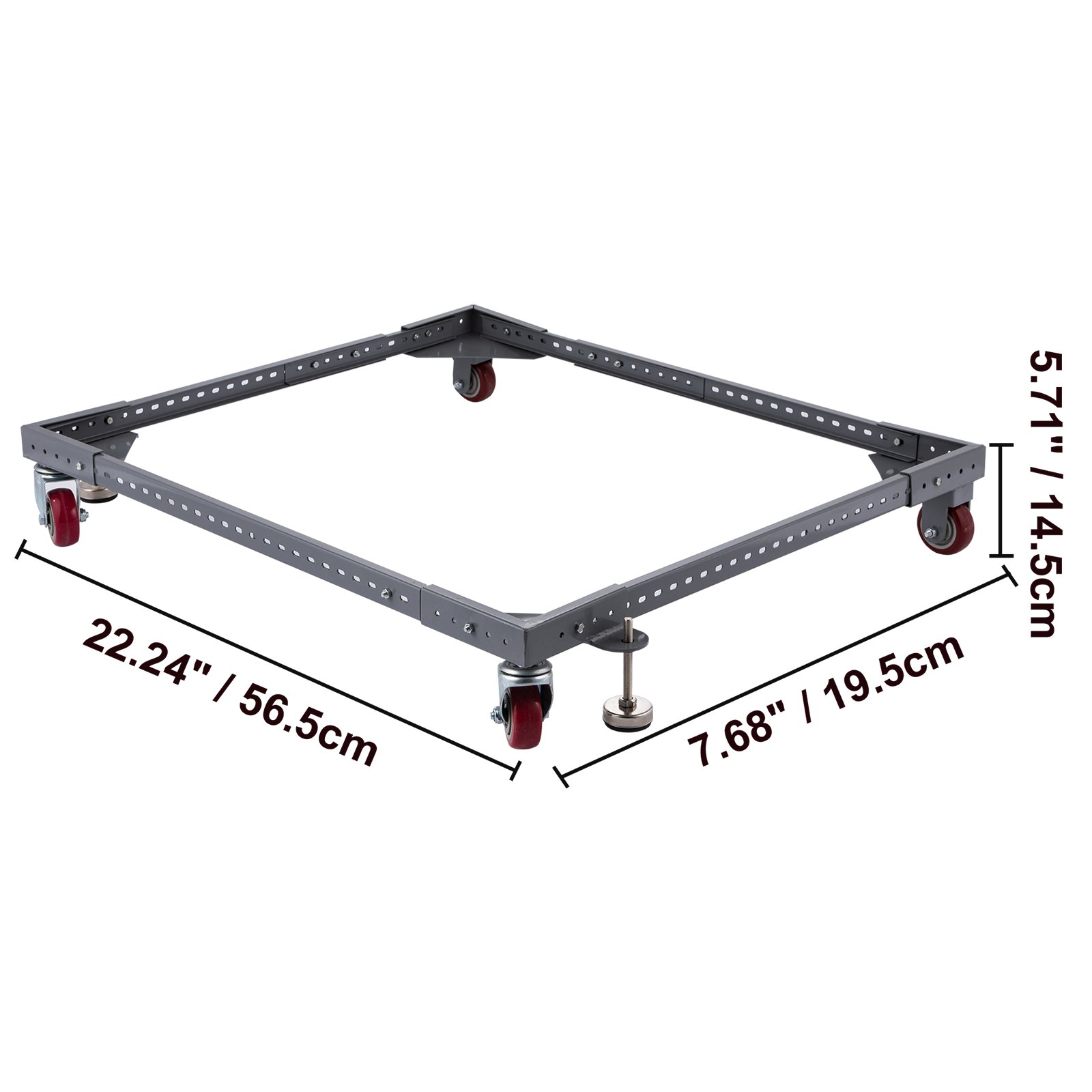 VEVOR Adjustable Universal Mobile Base PM2500 HeavyDuty Mobile Base