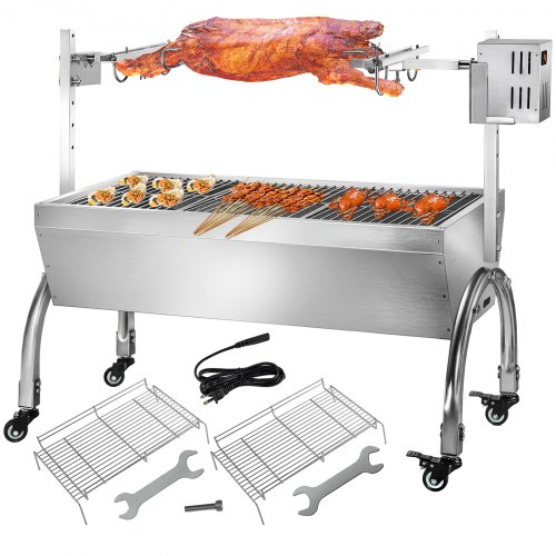 VEVOR Hog Roasting Machine Pork Rotisserie Roaster 88LB 45W Motor for ...