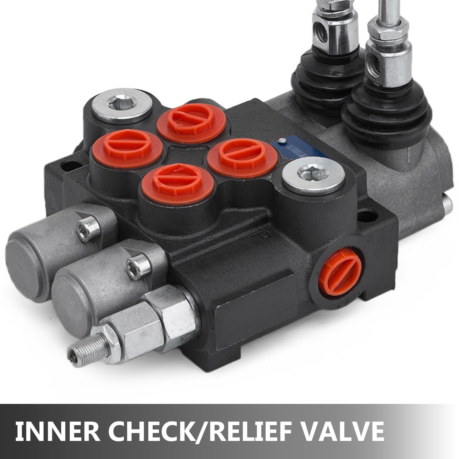 Vevor Hydraulic Valve 2 Spool Hydraulic Directional Control Valve 11gpm Hydraulic Control Valve 