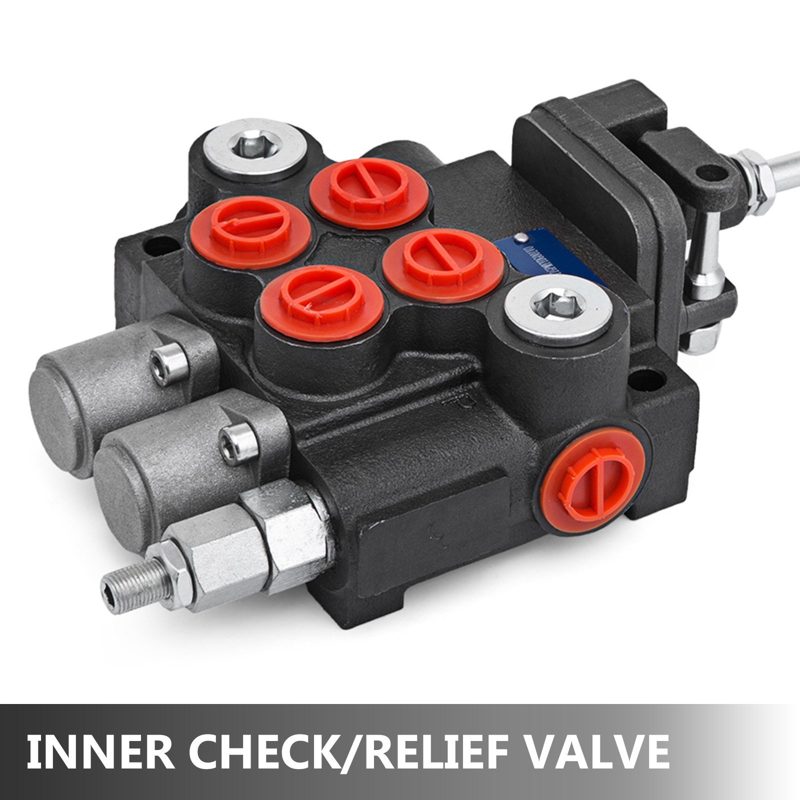 2 Spool Hydraulic Joystick Control Valve 11gpm, Double Acting Cylinder