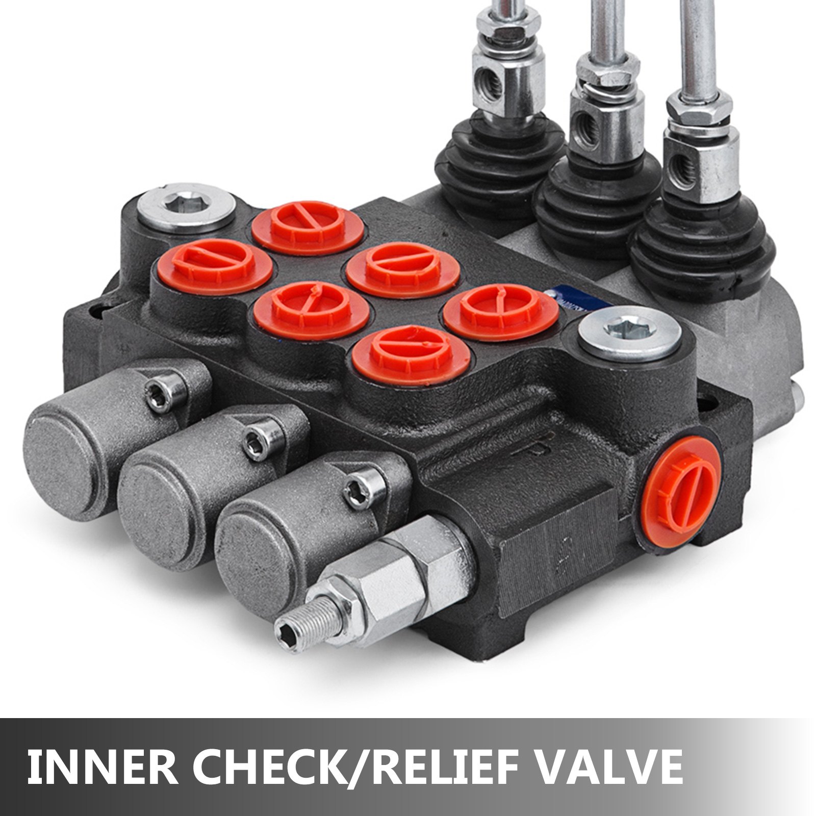 2 Spool 11 GPM Hydraulic Control Valve – 3600 PSI, BSPP Ports, Double Acting, Spring Return