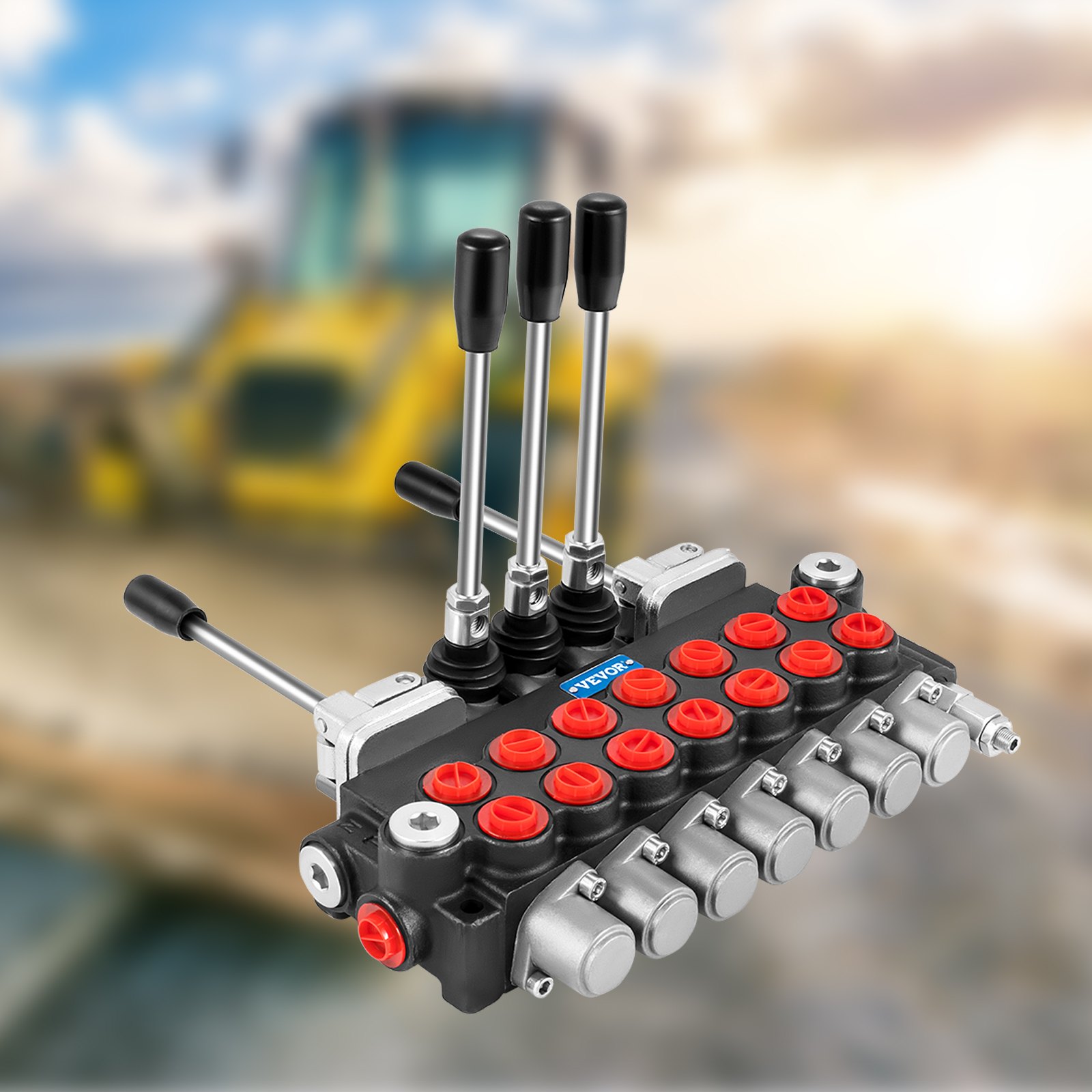 VEVOR Hydraulic Directional Control Valve, 7 Spool Hydraulic Spool