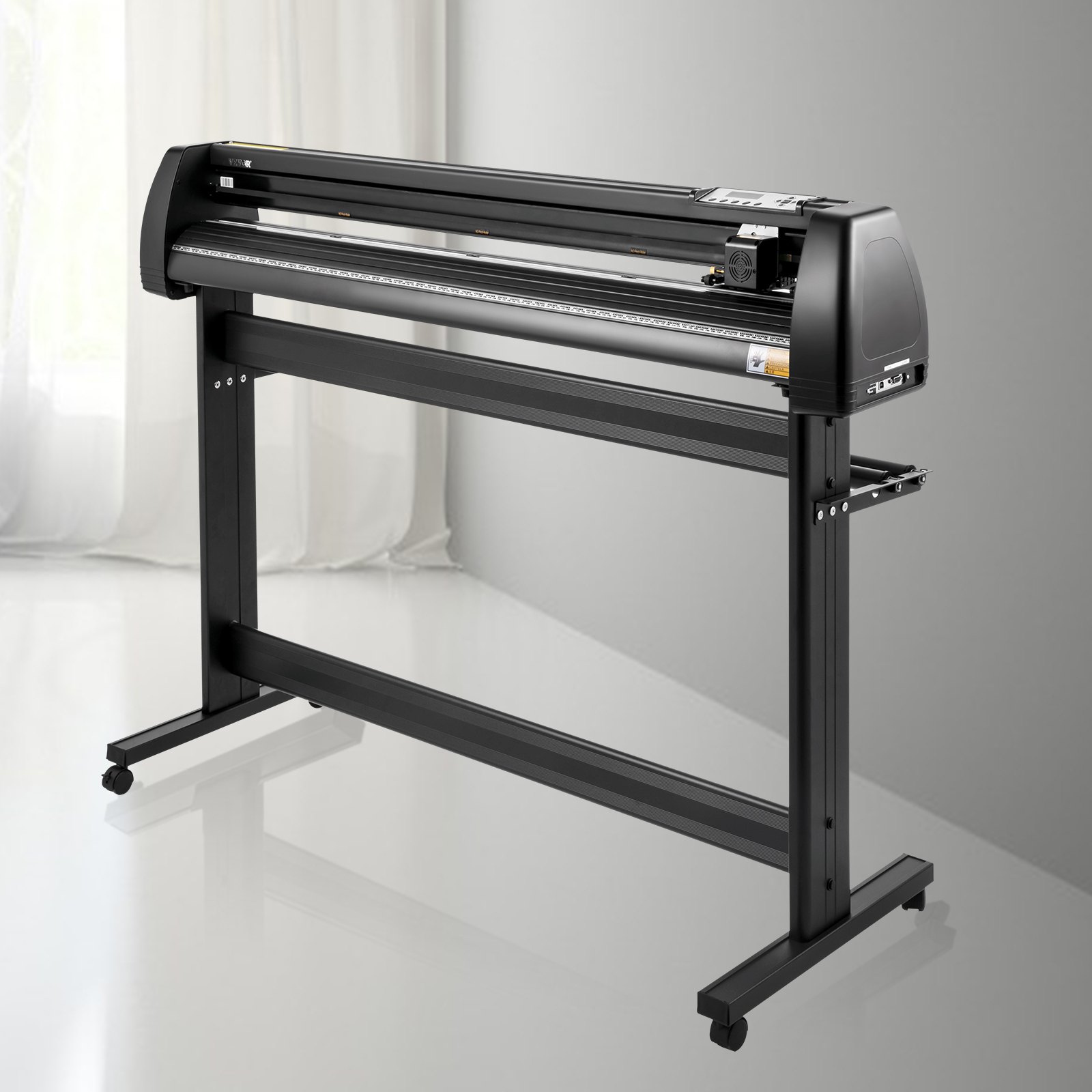 VEVOR Vinyl Cutter Machine, 53in / 1350mm, LED Plotter Printer, Precise ...