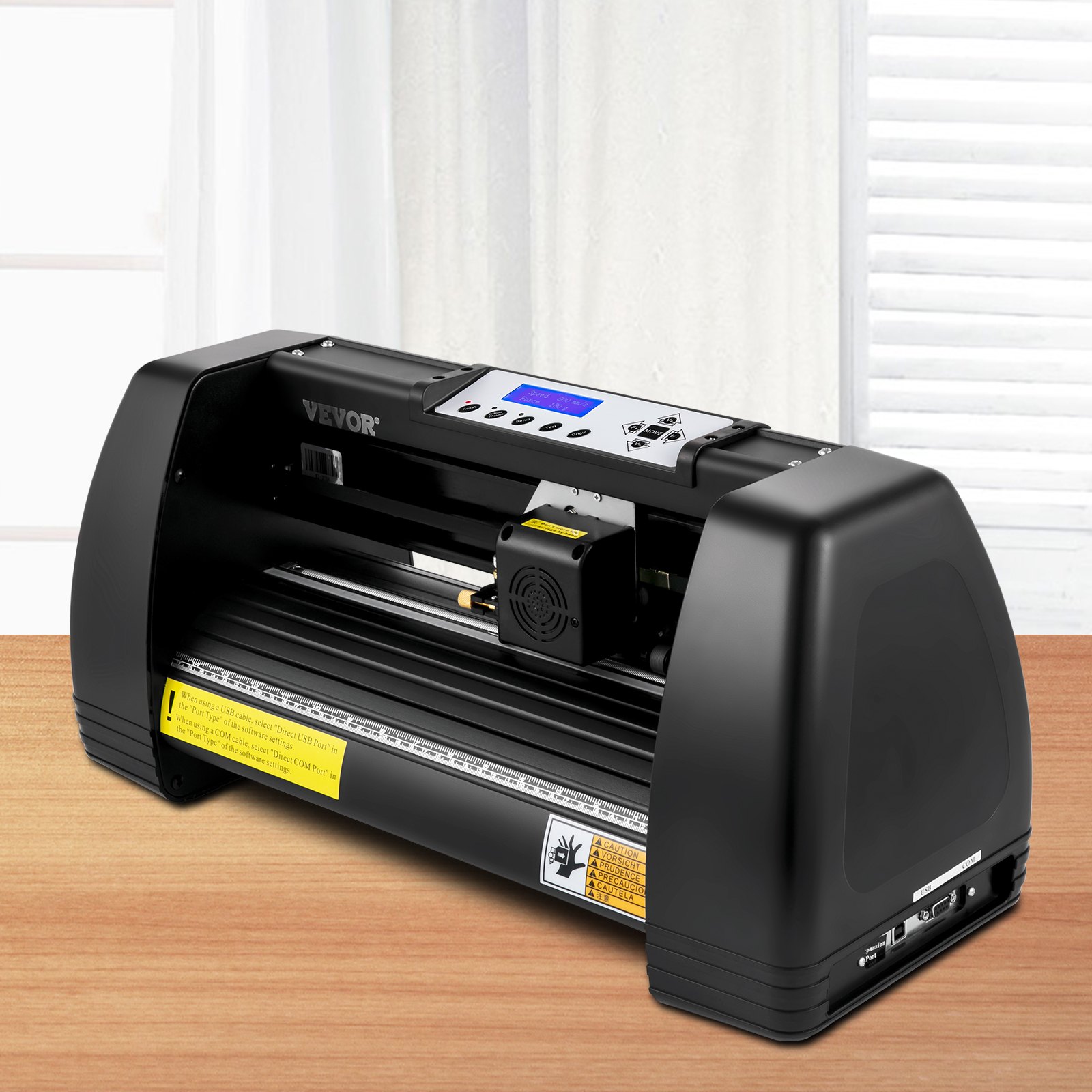VEVOR Vinyl Cutter Machine, 14in / 375mm, LED Plotter Printer, Precise